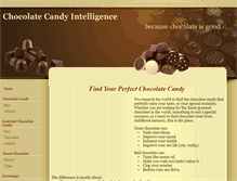 Tablet Screenshot of chocolate-candy-intelligence.com